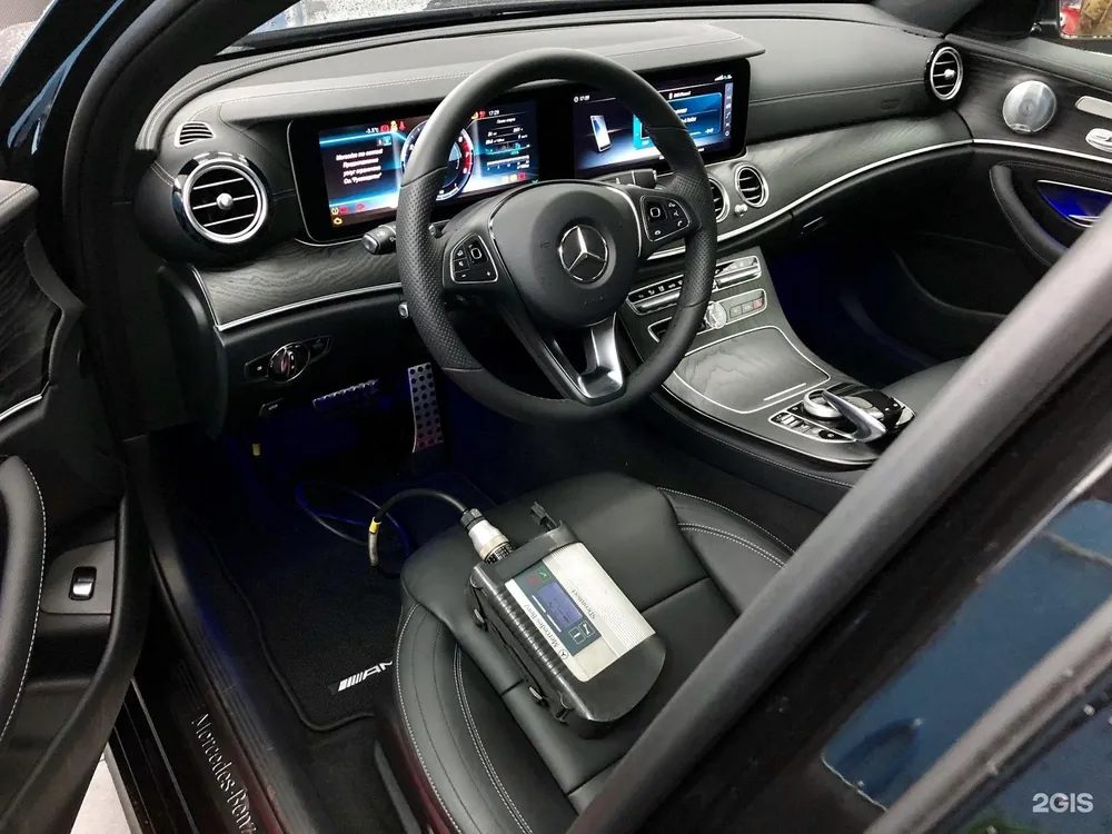 Диагностика Mercedes E-класса дилерским сканером